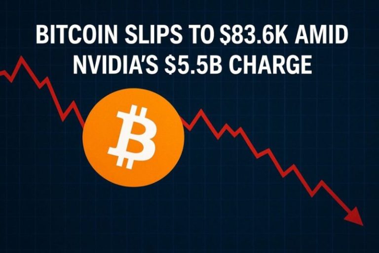 Bitcoin Slips to $83.6K Amid Nvidia’s $5.5B Charge
